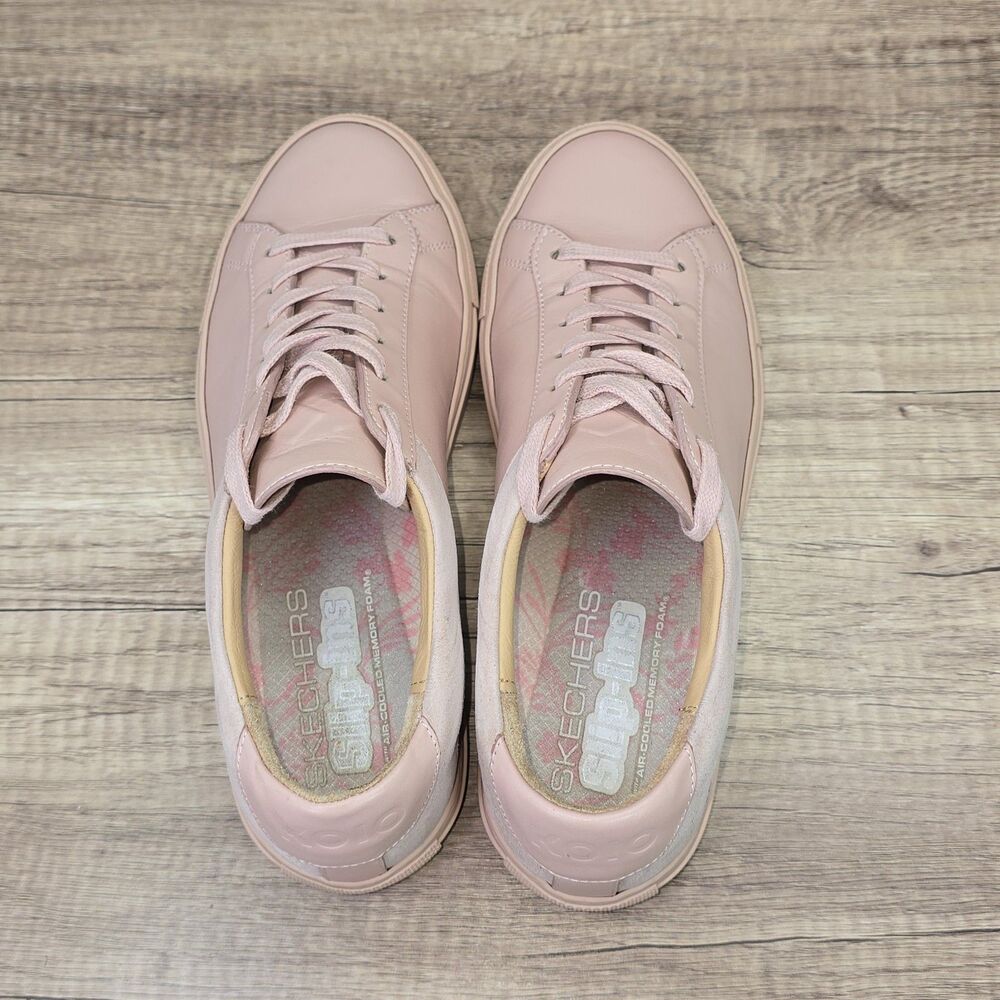 KOIO Capri Women's Size EU 39 US 9 Pink Leather Low Top Lace Up Sneakers - Picture 5 of 9
